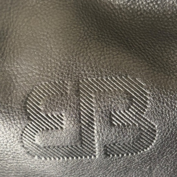 Balpri Black Genuine Leather Shoulder Bag / Crossbody Bag Made In Spain Top Zip - Picture 8 of 16